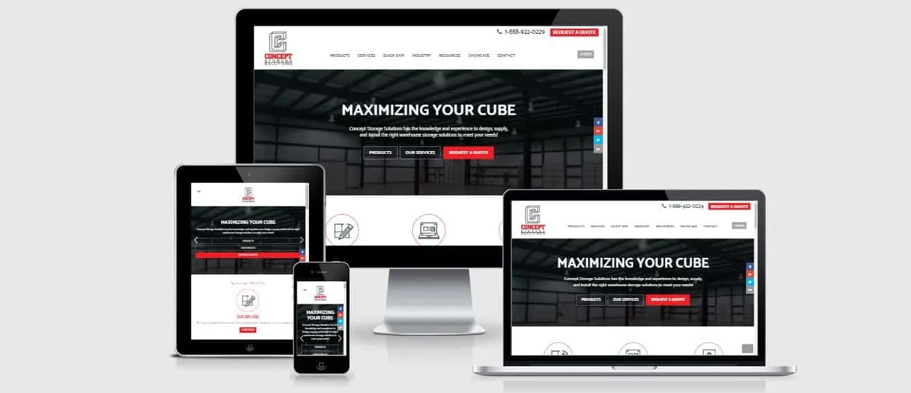 concept storage website