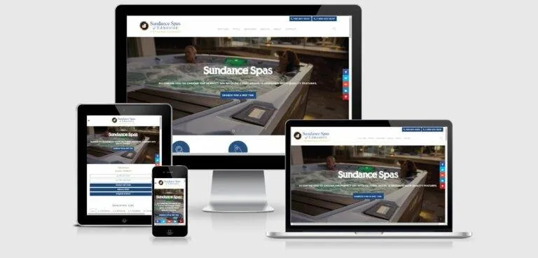 Sundance spas of Edmonton new website